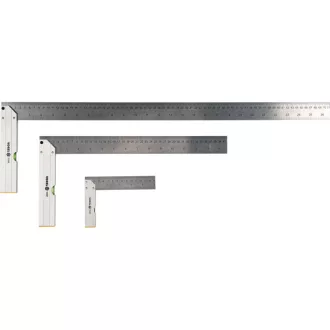   VOREL Súprava vodováha pravouhlá 3 diely 150 / 400 / 700 mm inox