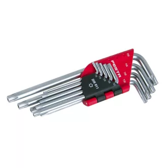 Sada kľúčov FESTA Torx 9 dielov T10-T50 CrV