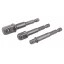 Sada adaptérov nástrčných kľúčov 3 diely 1/4" Hex -> 1/4", 3/8", 1/2" štvorcový CrV