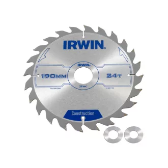 IRWIN Pílový kotúč na drevo 190 x 30 mm / 24T