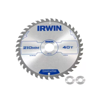 IRWIN Pílový kotúč na drevo 210 x 30 mm / 40T