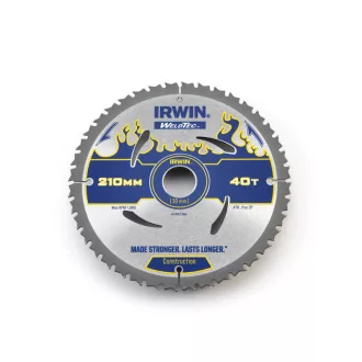 IRWIN Pílový kotúč na drevo 210 x 30 mm / 40T