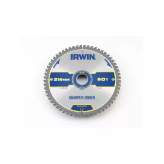 IRWIN Pílový kotúč na drevo 216 x 30 mm / 60T