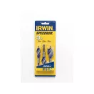 IRWIN Sada vrtákov do dreva 3-dielny bit 100 mm Modrá drážka 6x
