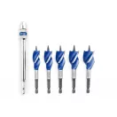 IRWIN Sada vrtákov do dreva 5-dielny bit Blue Groove 6x