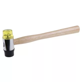 Raziace kladivo 300 g drevená násada 35 mm čierno-žltá