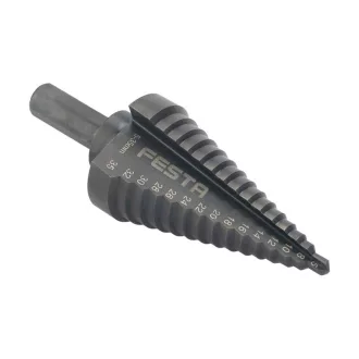 FESTA Stupňový vrták 5-35 mm Titán-nitrit HSS