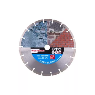   DIAMANT Diamantový rezací kotúč 230 x 2,4 x 7,0 x 22,2 mm segmentový