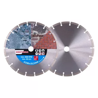   DIAMANT Diamantový rezací kotúč 230 x 2,4 x 7,0 x 22,2 mm segmentový
