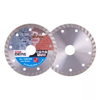   DIAMANT Diamantový rezací kotúč 115 x 1,8 x 7,0 x 22,2 mm turbo