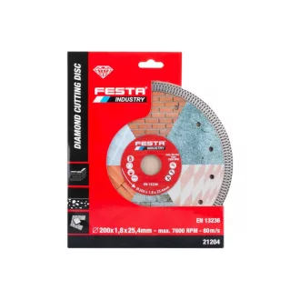 FESTA Diamantový rezací kotúč 200 x 2,0 x 22,2 mm turbo