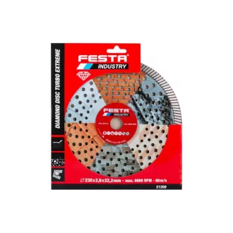   FESTA INDUSTRY Diamantový rezací kotúč turbo 230 x 2,6 x 22.2 mm