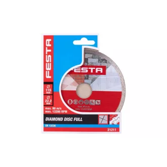   FESTA Diamantový rezací kotúč 115 x 2,0 x 22,2 mm súvislý