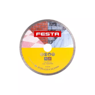   FESTA Diamantový rezací kotúč 150 x 2,6 x 22,2 mm priebežný
