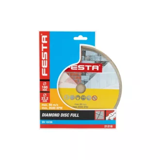   FESTA Diamantový rezací kotúč 180 x 2,4 x 22,2 mm súvislý
