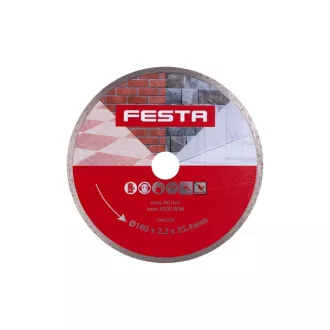   FESTA Diamantový rezací kotúč 180 x 2,4 x 25,4 mm priebežný