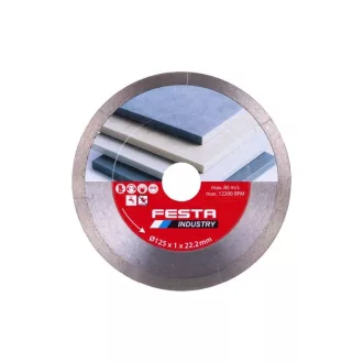 FESTA Diamantový rezací kotúč 125 x 1 x 22,2 mm
