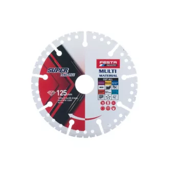   FESTA Univerzálny diamantový rezací kotúč 125 x 1,8 x 22,2 mm segmentovaný