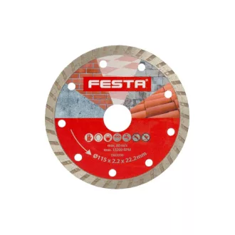 FESTA Diamantový rezací kotúč 115 x 2,2 x 22,2 mm turbo