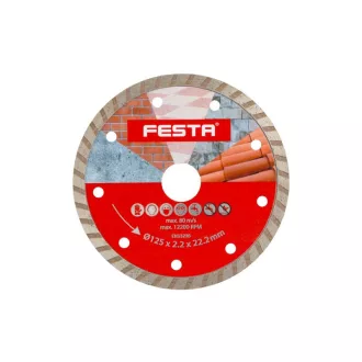 FESTA Diamantový rezací kotúč 125 x 2,4 x 22,2 mm turbo