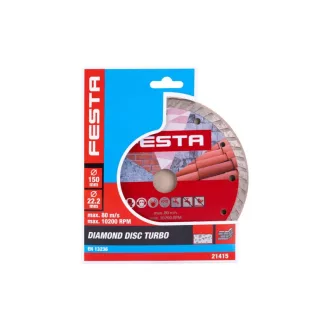 FESTA Diamantový rezací kotúč 150 x 2,6 x 22,2 mm turbo