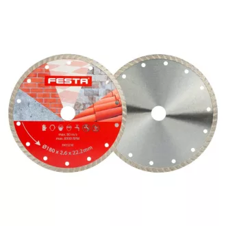 FESTA Diamantový rezací kotúč 180 x 2,4 x 22,2 mm turbo