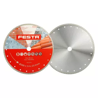 FESTA Diamantový rezací kotúč 300 x 3,3 x 25,4 mm turbo