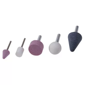 Sada brúsnych kotúčov na kolíky 5 dielov (6 mm kolík)
