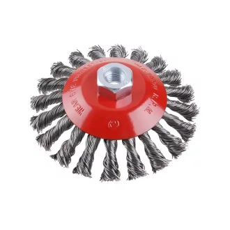 FESTA Uhlová točená okrúhla kefa M14 125 mm oceľ