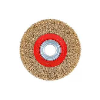   FESTA Okrúhla kefa 175 x 32 mm so zužovacími krúžkami, mosadzný povlak