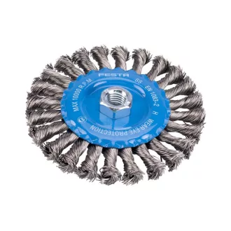 FESTA Kruhová kefa skrútená M14 125 mm inox
