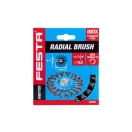 FESTA Kruhová kefa skrútená M14 125 mm inox