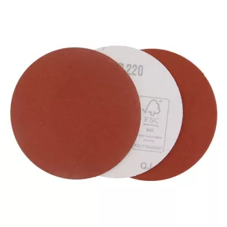 Kotúč zo suchého zipsu 125 mm P220 (3 ks)