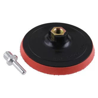   FESTA gumová doska na suchý zips 125 mm M14 + 8 mm kolíkový adaptér