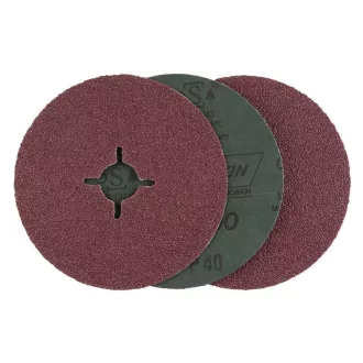 FESTA Fiber kotúč 125 mm / P40 (3 ks)