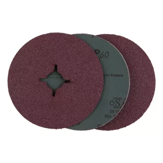 FESTA Fiber kotúč 125 mm / P60 (3 ks)