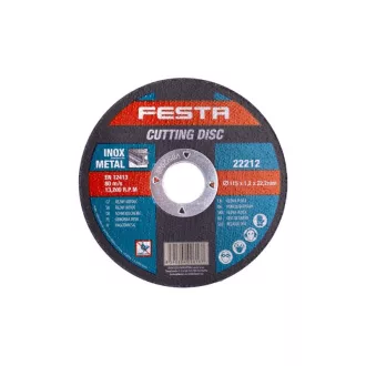 FESTA Rezný kotúč na kov 115 x 1,2 x 22,2 mm