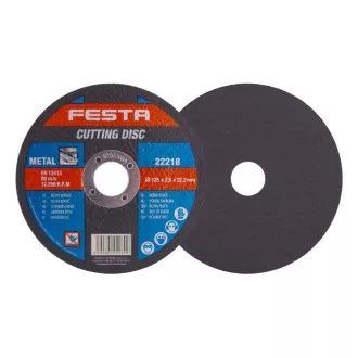 FESTA Rezný kotúč na kov 125 x 2,5 x 22,2 mm