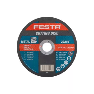 FESTA Rezný kotúč na kov 150 x 1,2 x 22,2 mm