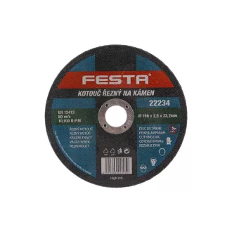 FESTA Rezný kotúč na kameň 150 x 2,5 x 22,2 mm