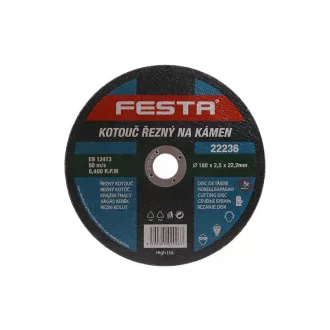 FESTA Rezný kotúč na kameň 180 x 2,5 x 22,2 mm