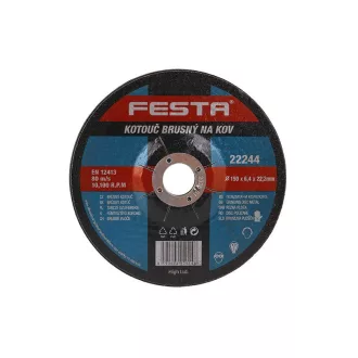 FESTA Čistiaci kotúč na kov 150 x 6,4 x 22 mm