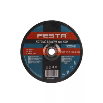FESTA Čistiaci kotúč na kov 230 x 6,4 x 22 mm