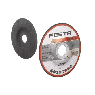   FESTA INDUSTRY Kónický rezací kotúč na kov 115 x 0,8 x 22,2 mm inox