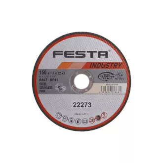 FESTA INDUSTRY Rezný kotúč na kov 150 x 1,6 x 22,2 mm
