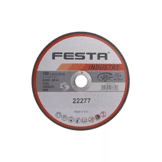 FESTA INDUSTRY Rezný kotúč na kov 180 x 2,0 x 22,2 mm