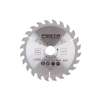 FESTA Pílový kotúč na drevo 200 x 30 x 2,2 mm / 24T