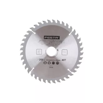 FESTA Pílový kotúč na drevo 205 x 30 x 2,2 mm / 40T