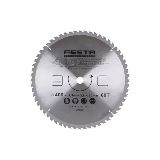 FESTA Pílový kotúč na drevo 400 x 30 x 2,8 mm / 60T
