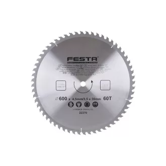 FESTA Pílový kotúč na drevo 600 x 30 x 3,5 mm / 60T